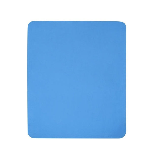 Process Blue - Back - Bullet Willow Polar Fleece Blanket