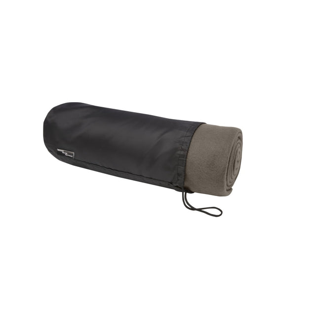 Anthracite Grey - Front - Bullet Willow Polar Fleece Blanket