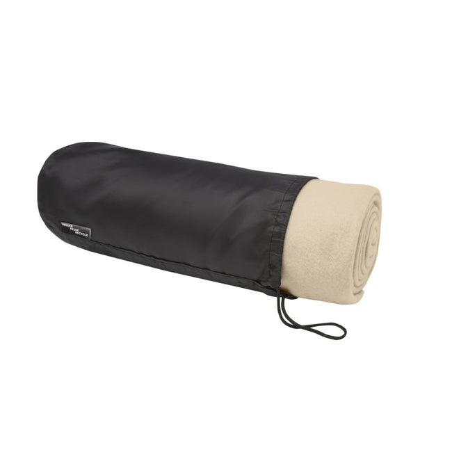 Beige - Front - Bullet Willow Polar Fleece Blanket