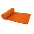 Orange - Front - Bullet Willow Polar Fleece Blanket