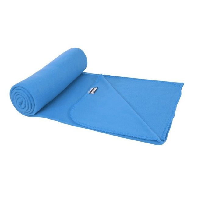 Process Blue - Front - Bullet Willow Polar Fleece Blanket