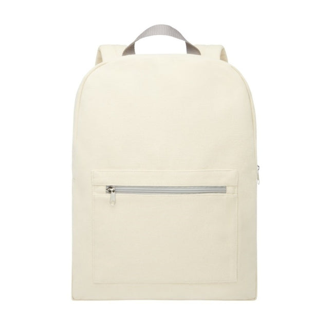 Natural - Front - Bullet Pheebs Polyester Knapsack