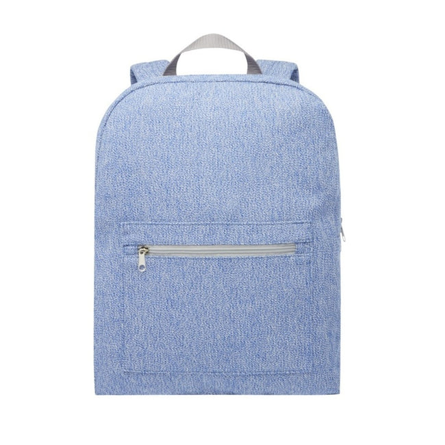 Navy Heather - Front - Bullet Pheebs Polyester Knapsack