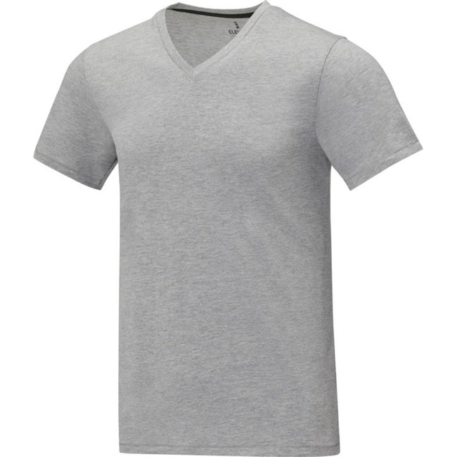 Heather Grey - Side - Elevate Mens Somoto T-Shirt