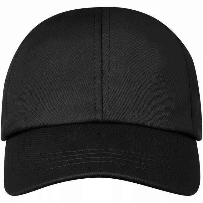 Solid Black - Side - Elevate Cerus 6 Panel Baseball Cap
