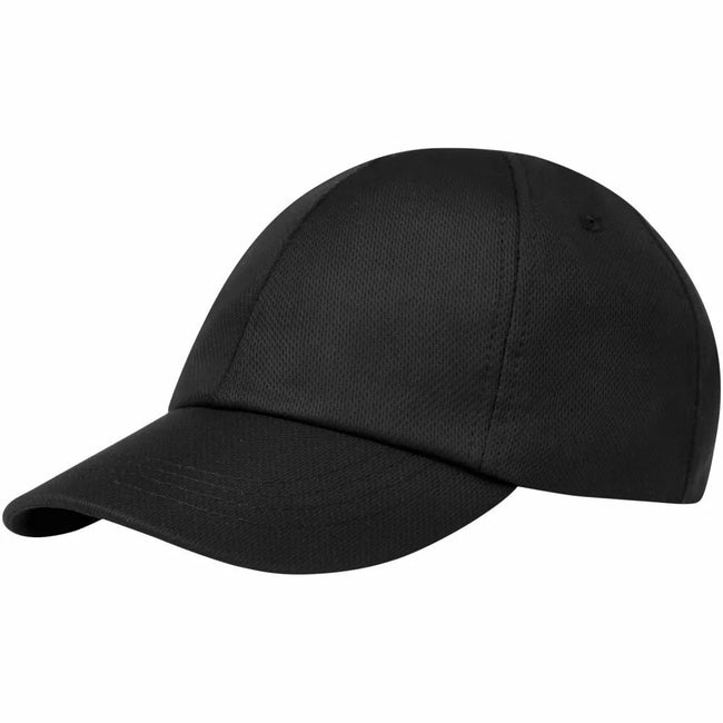 Solid Black - Front - Elevate Cerus 6 Panel Baseball Cap