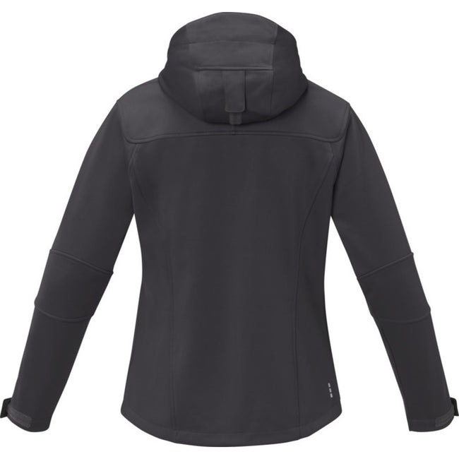 Storm Grey - Back - Elevate Womens-Ladies Match Soft Shell Jacket
