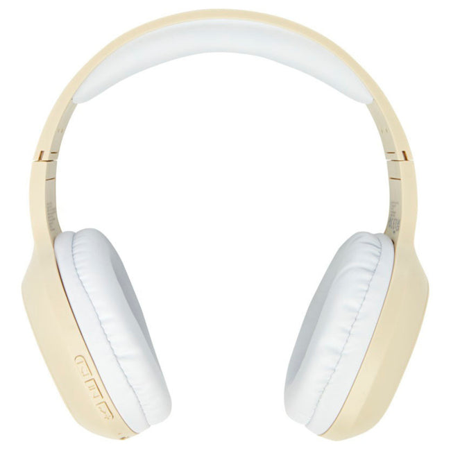 Ivory Cream - Front - Bullet Riff Over Ear Headphones