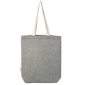 Black Heather - Back - Bullet Pheebs Heather Front Pocket Tote Bag