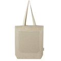 Natural Heather - Front - Bullet Pheebs Heather Front Pocket Tote Bag