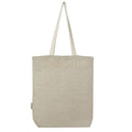 Natural Heather - Back - Bullet Pheebs Heather Front Pocket Tote Bag