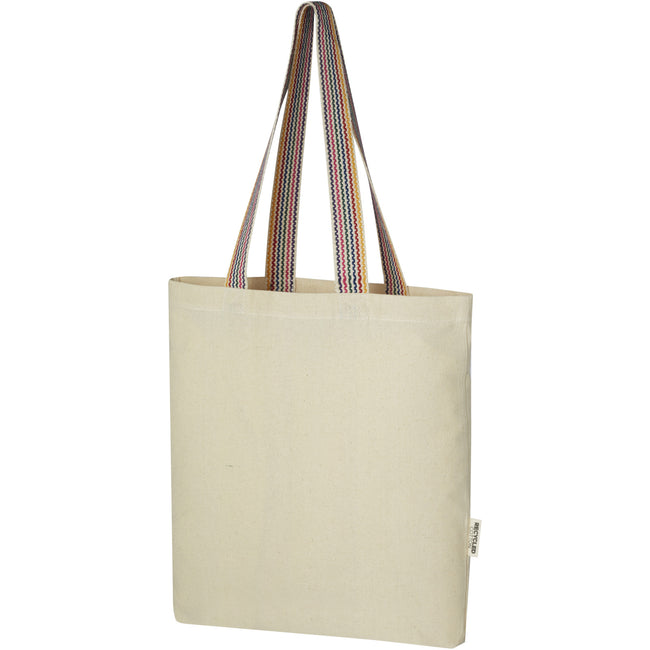 Natural - Front - Bullet Rainbow Tote Bag