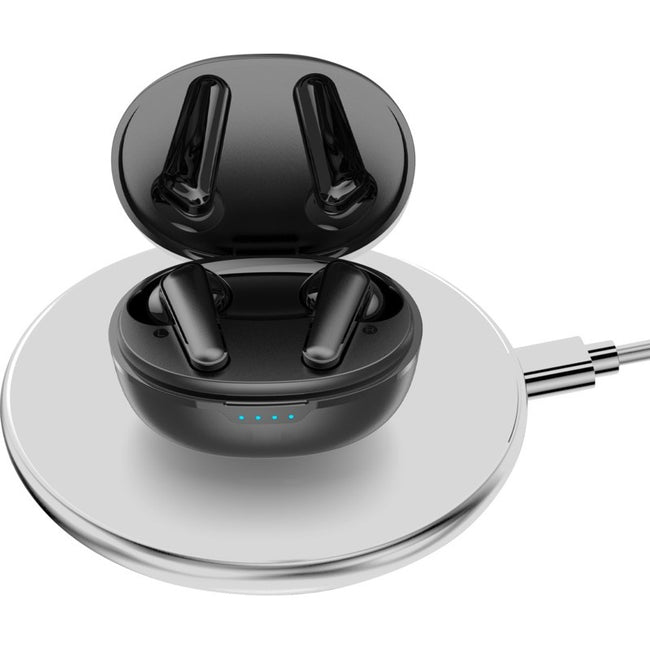 Solid Black - Pack Shot - Prixton TWS158 Wireless Earbuds