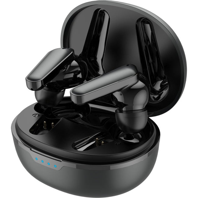 Solid Black - Front - Prixton TWS158 Wireless Earbuds