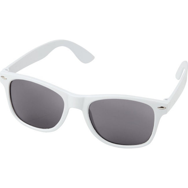 White - Front - Sun Ray Recycled Plastic Sunglasses