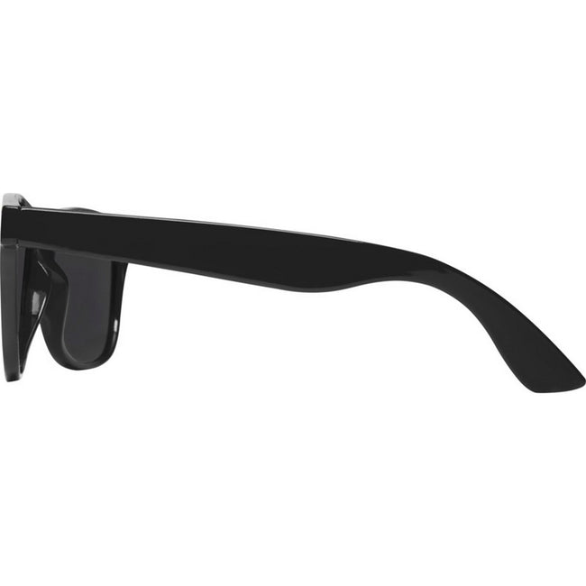 Solid Black - Lifestyle - Sun Ray Recycled Plastic Sunglasses