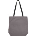 Gray - Back - Joey Canvas Recycled 14L Tote Bag