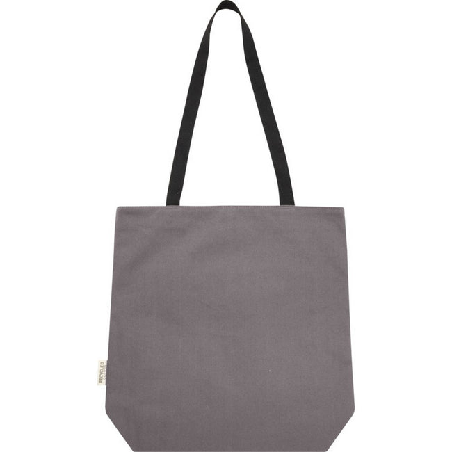 Gray - Back - Joey Canvas Recycled 14L Tote Bag
