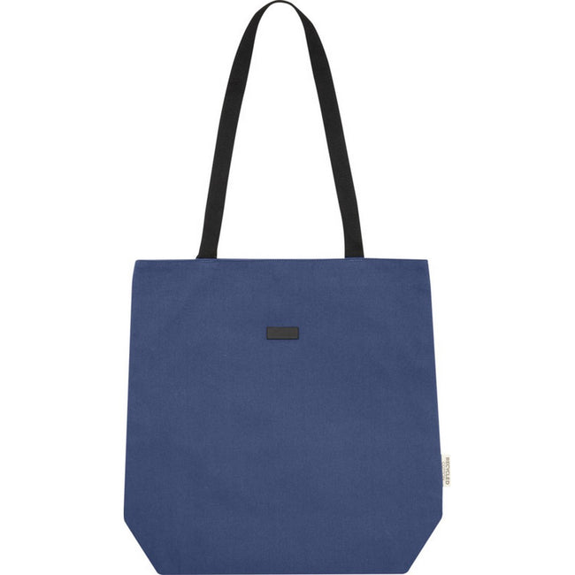Navy - Front - Joey Canvas Recycled 14L Tote Bag