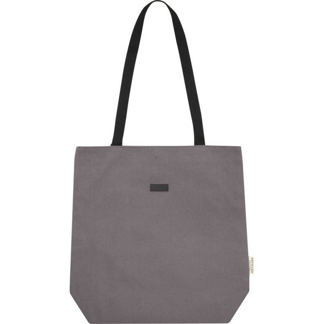 Gray - Front - Joey Canvas Recycled 14L Tote Bag