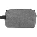Heather Grey - Back - Ross Recycled Polyester 50floz Toiletry Bag