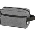 Heather Grey - Side - Ross Recycled Polyester 50floz Toiletry Bag