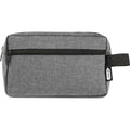 Heather Grey - Front - Ross Recycled Polyester 50floz Toiletry Bag