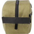 Olive - Side - Joey Canvas Recycled 0.9gal Toiletry Bag