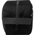 Solid Black - Side - Joey Canvas Recycled 0.9gal Toiletry Bag