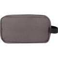 Gray - Back - Joey Canvas Recycled 0.9gal Toiletry Bag
