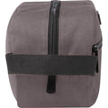 Gray - Side - Joey Canvas Recycled 0.9gal Toiletry Bag