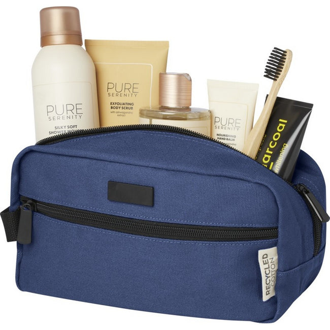 Navy - Pack Shot - Joey Canvas Recycled 0.9gal Toiletry Bag