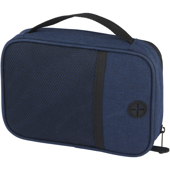 Heather Navy - Front - Ross Tech RPET 33.8floz Pouch