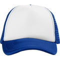 Royal Blue,White - Back - Bullet Trucker 5 Panel Cap