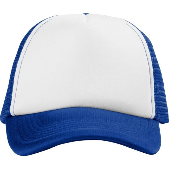Royal Blue,White - Back - Bullet Trucker 5 Panel Cap