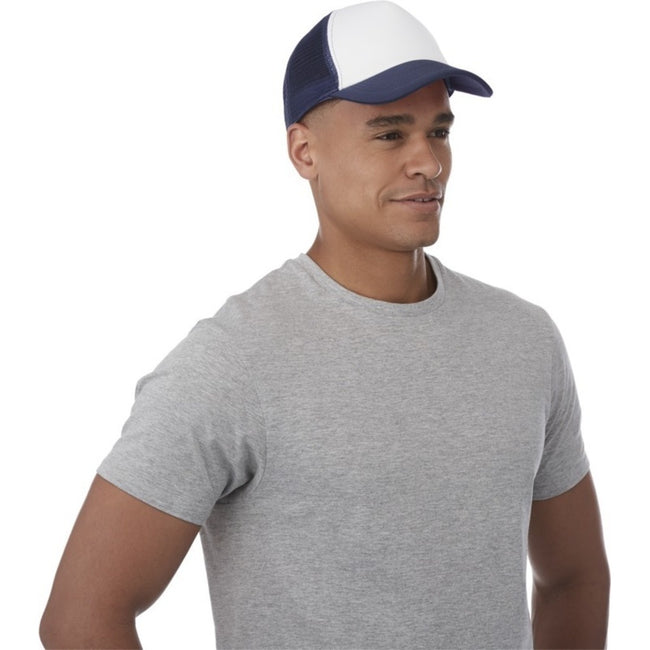 Royal Blue,White - Side - Bullet Trucker 5 Panel Cap