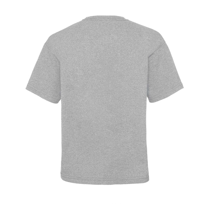 Heather Grey Marl - Back - Minecraft Childrens-Kids Block Graphic T-Shirt
