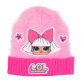 Pink-White - Front - LOL Surprise Girls Diva Beanie