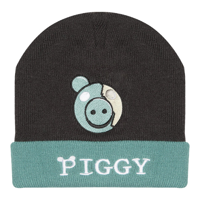 Green-Black - Front - Piggy Boys Zombie Beanie