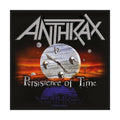 Black-Gray - Front - Anthrax Persistence Of Time Patch