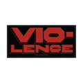 Black-Red - Front - Vio-lence Logo Patch