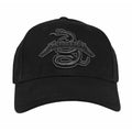 Black - Side - Metallica Black Album Snake Baseball Cap