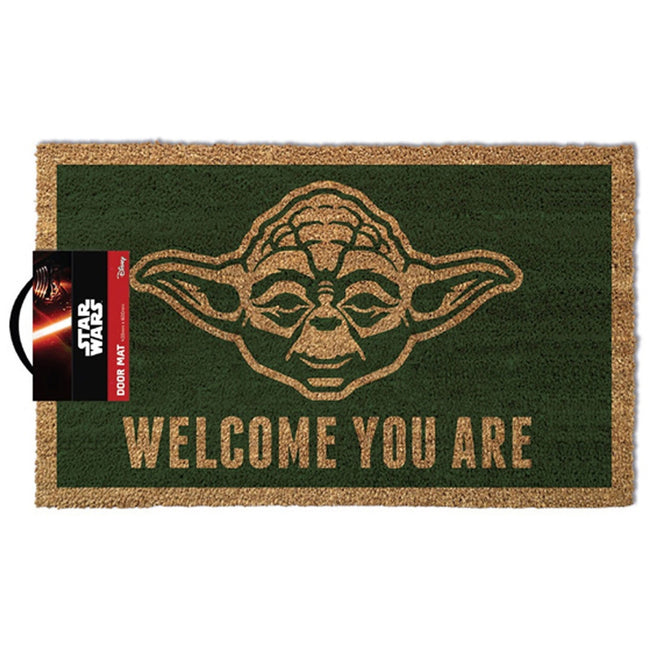 Green-Brown - Front - Star Wars Yoda Door Mat