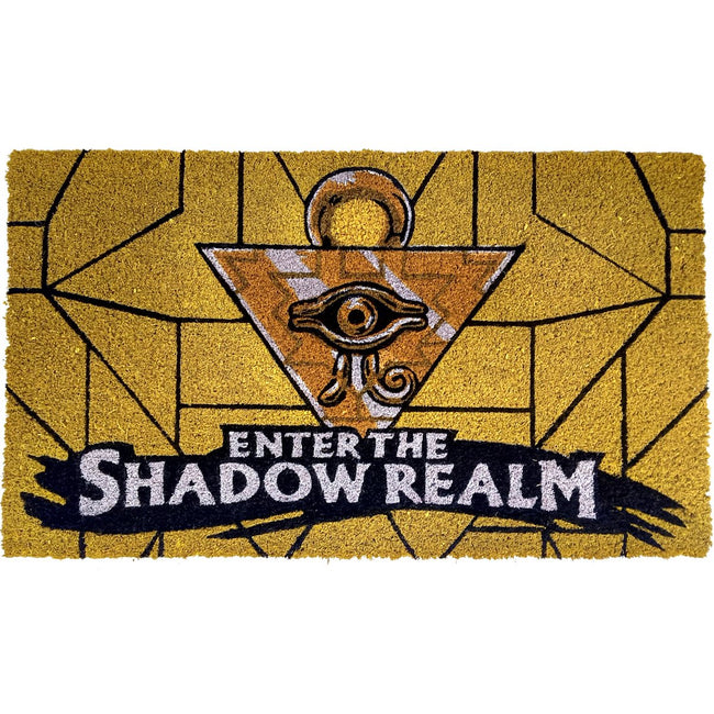 Brown-Black - Front - Yu-Gi-Oh! Enter The Shadow Realm Door Mat