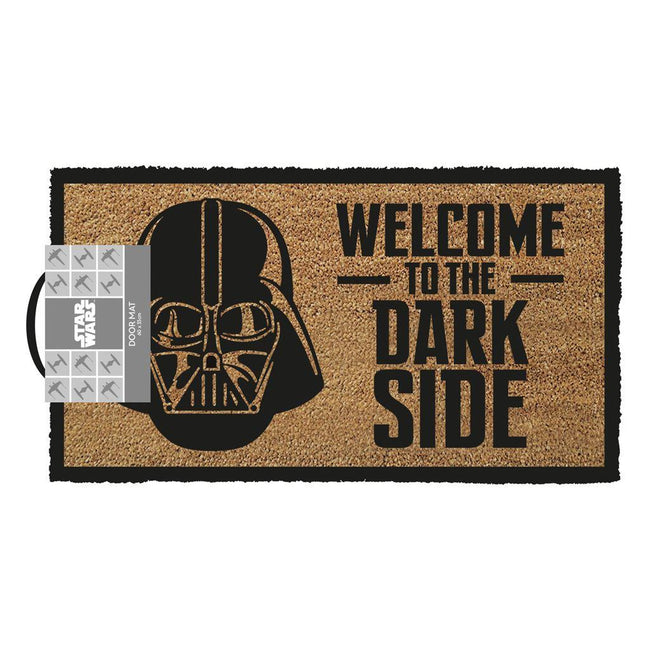 Brown-Black - Front - Star Wars Welcome To The Dark Side Door Mat