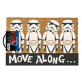 Brown-White-Black - Front - Star Wars Move Along Stormtrooper Door Mat