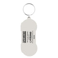 White - Back - Nintendo SNES Controller Keychain