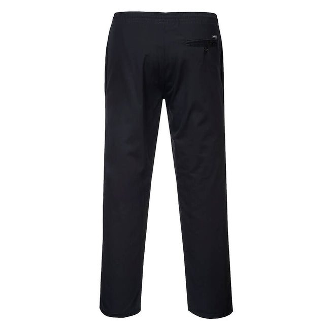 Black - Back - Portwest Mens Drawstring Pants