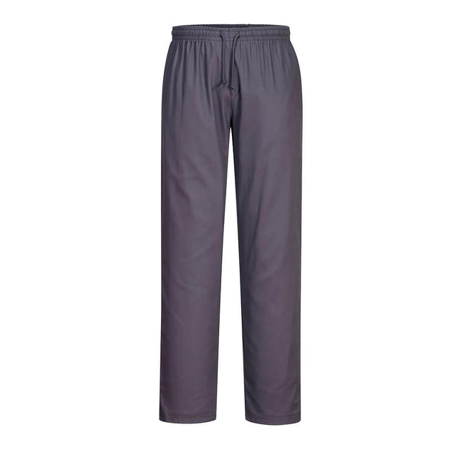 Slate Grey - Front - Portwest Mens Drawstring Pants