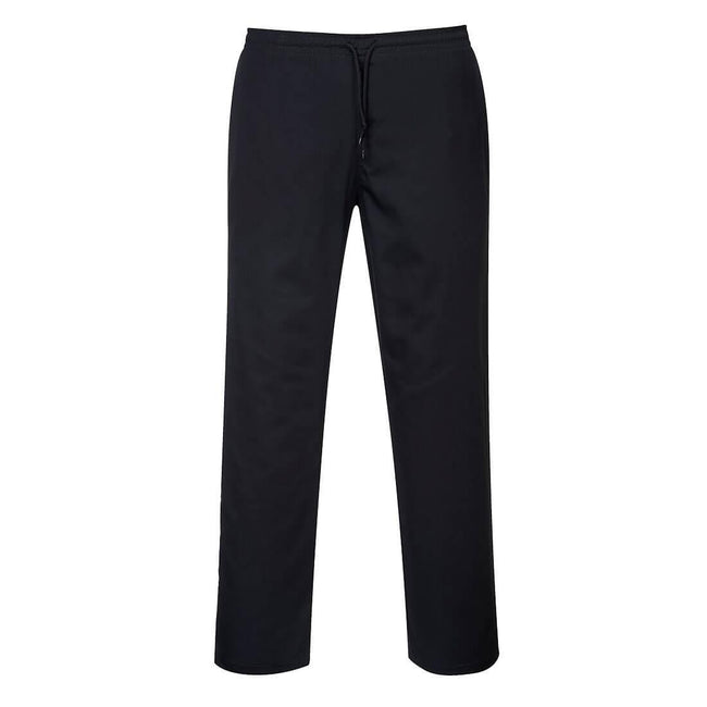 Black - Front - Portwest Mens Drawstring Pants